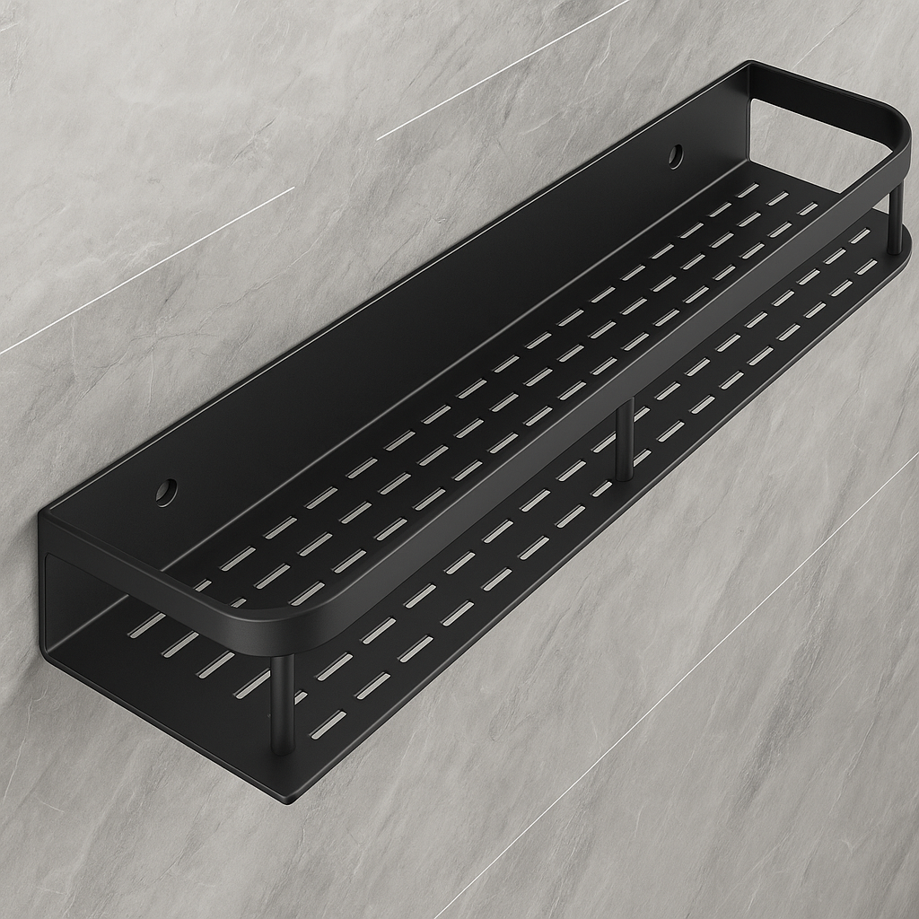 Wandrek van Aluminium – Stijlvolle Badkamer Organizer