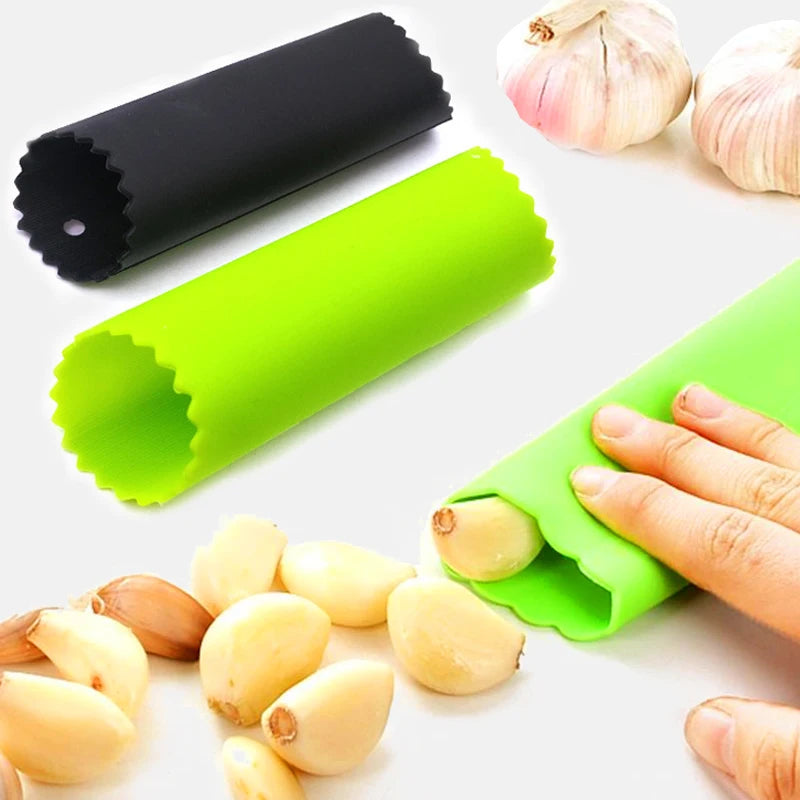 Siliconen knoflookpeller