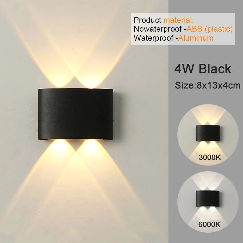 Moderne LED Wandlamp – Up & Down Design