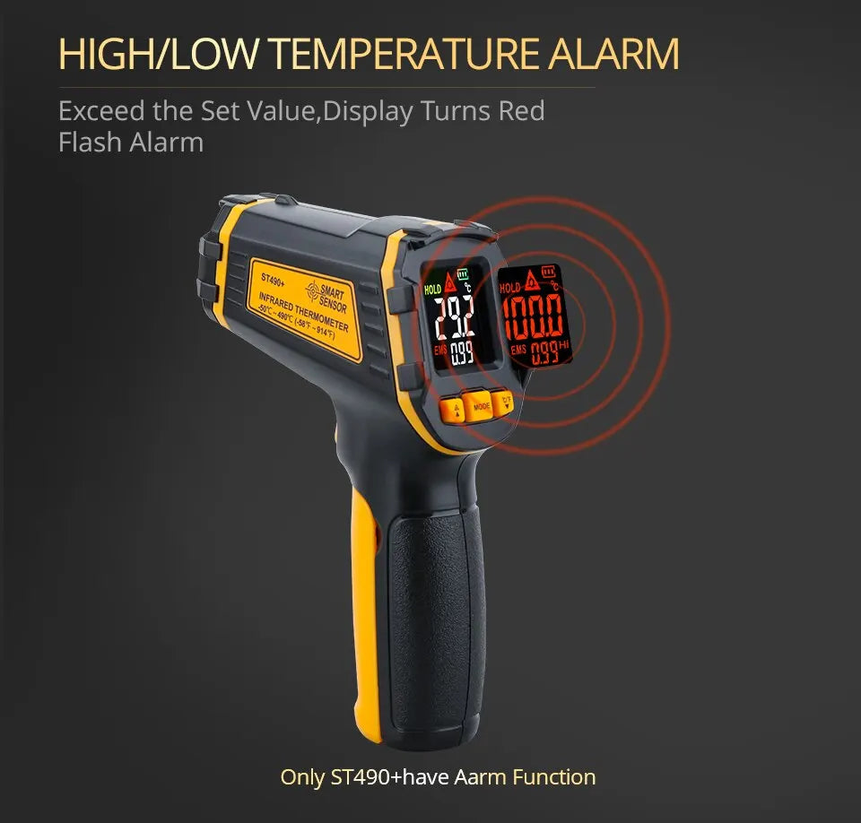 Digitale Thermometer met Infrarood Laser