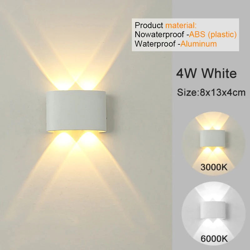 Moderne LED Wandlamp – Up & Down Design