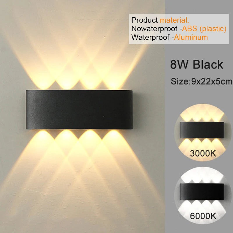 Moderne LED Wandlamp – Up & Down Design