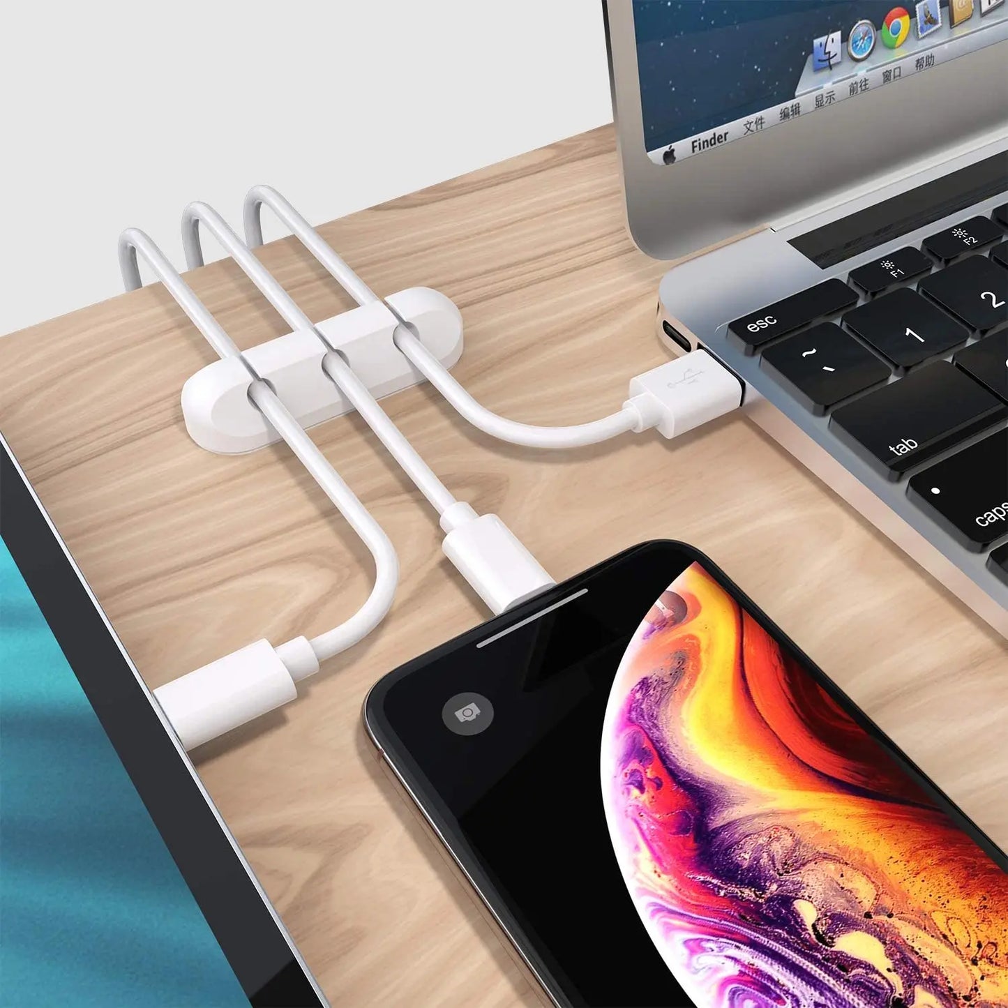Siliconen Kabelhouder