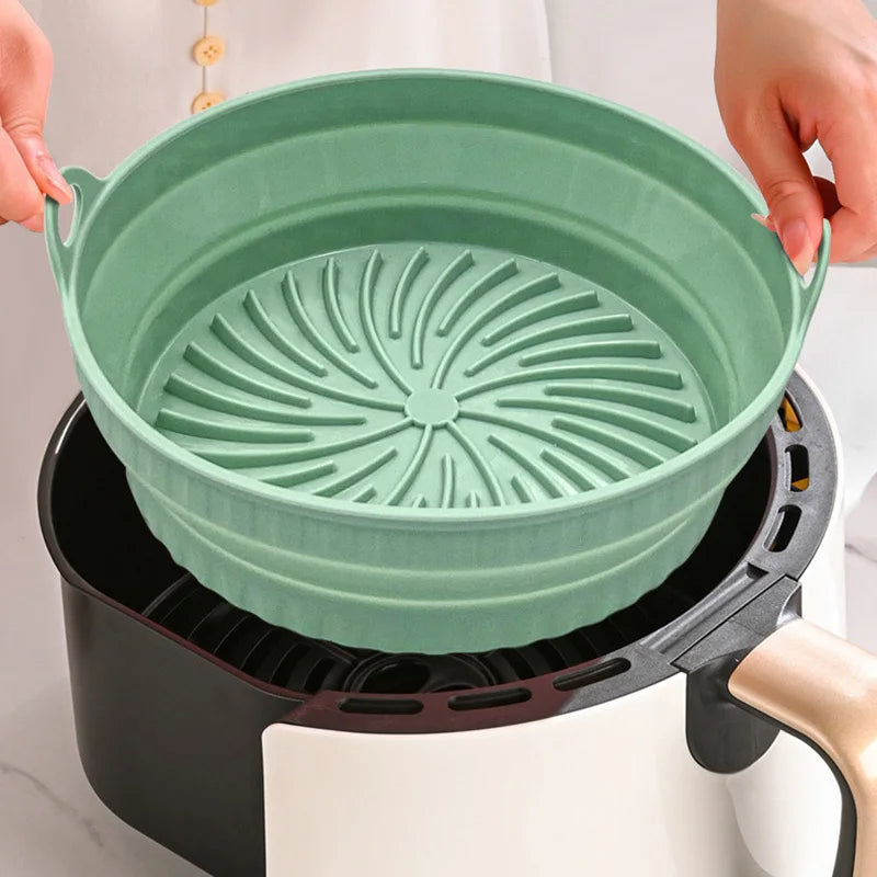 Opvouwbare Siliconen Airfryer Mand