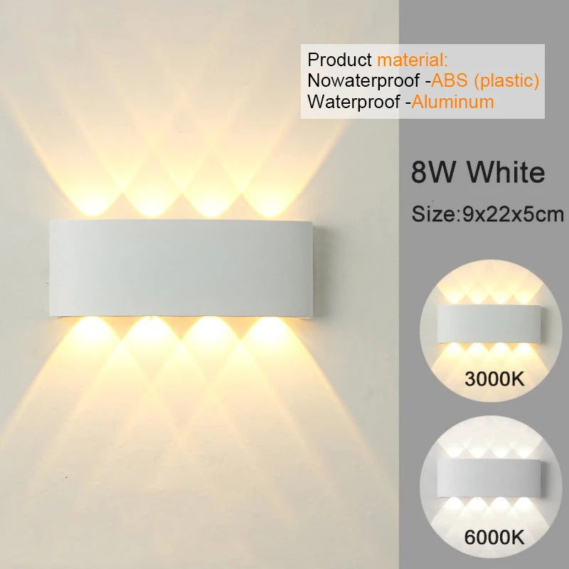 Moderne LED Wandlamp – Up & Down Design