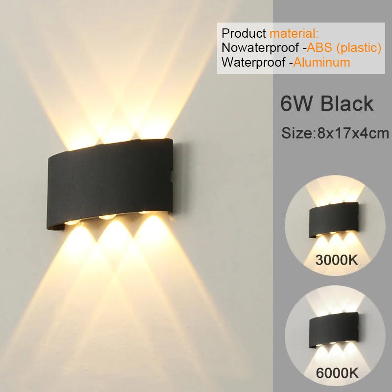 Moderne LED Wandlamp – Up & Down Design
