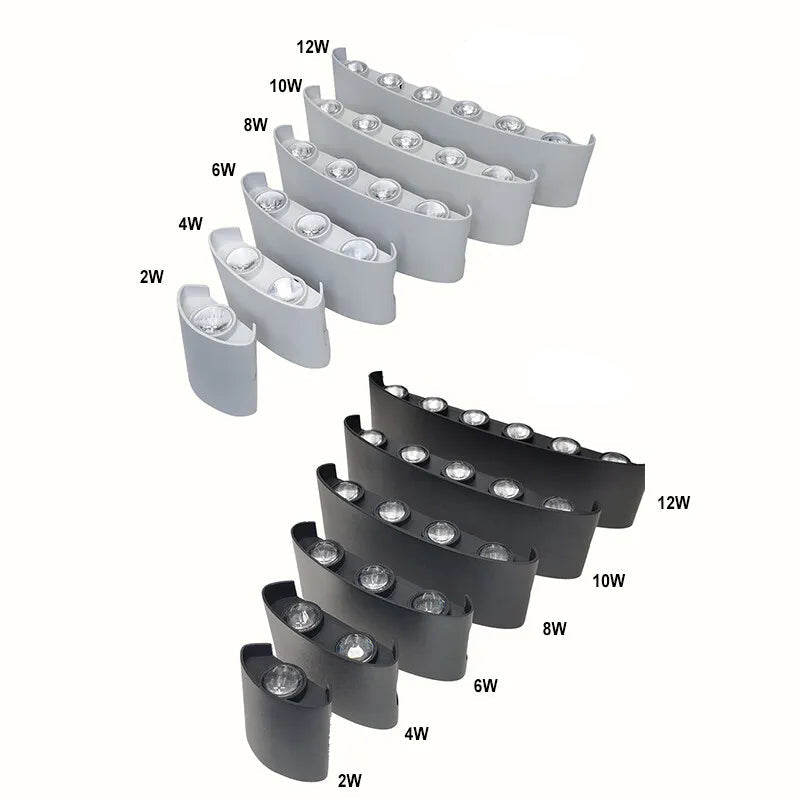 Moderne LED Wandlamp – Up & Down Design