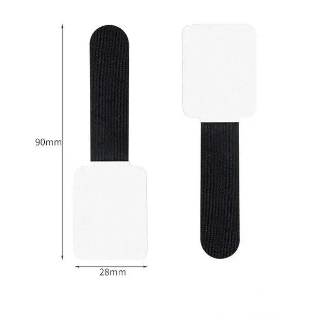 Klittenbandbinder met plakstrip