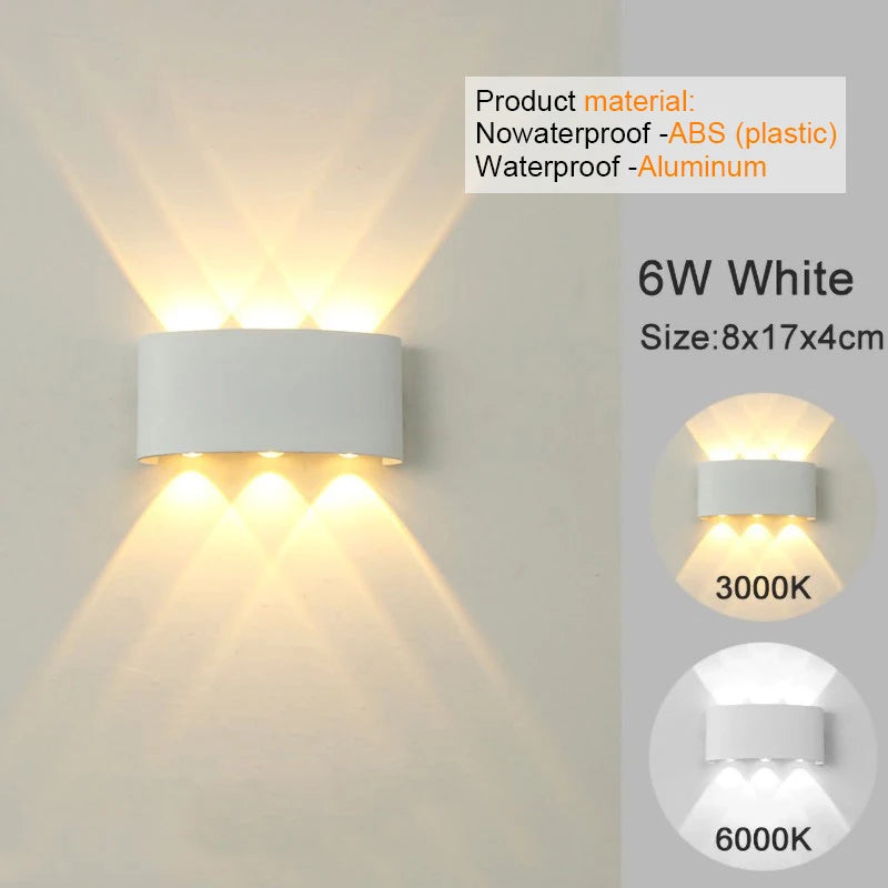 Moderne LED Wandlamp – Up & Down Design