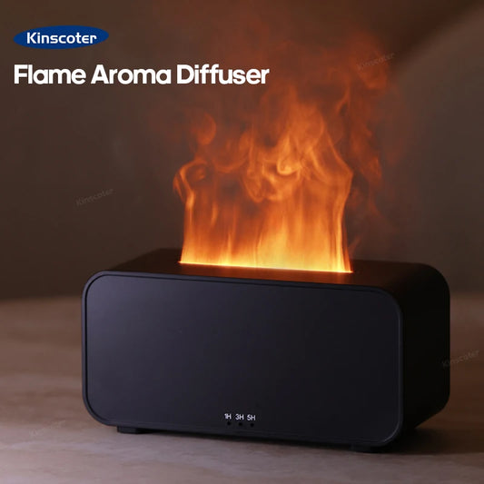 Kinscoter Vlam-effect Aromatherapie Diffuser