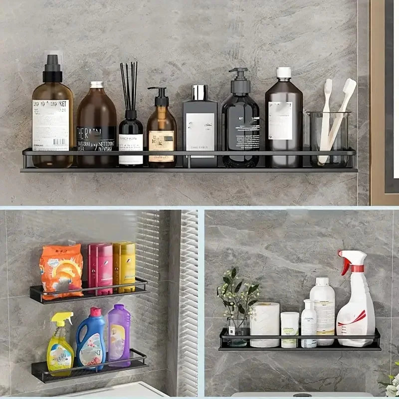 Wandrek van Aluminium – Stijlvolle Badkamer Organizer